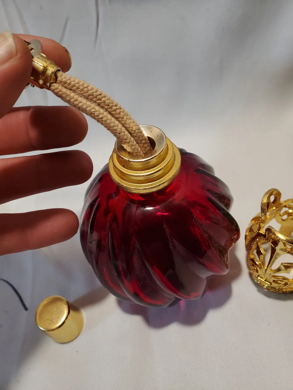 Alexandria's Ruby Spiral Catalytic Effusion Fragrance Lamp TLP-G-RED - Mint/Comp